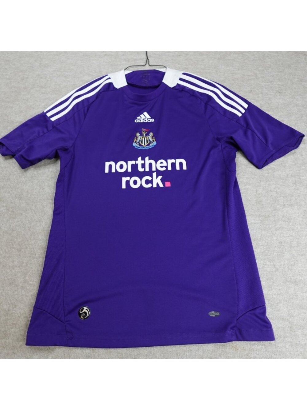 Newcastle United Soccer Jersey Medium Purple 2007 2008 Kit Adidas